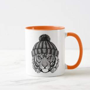 Caneca Tigre pronto da forma do inverno
