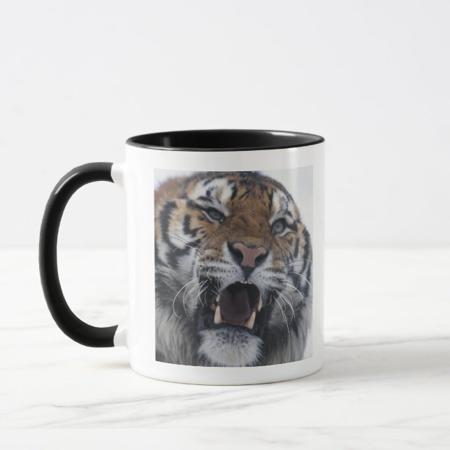 Caneca Tigre Siberian que Snarling (Esquerda)