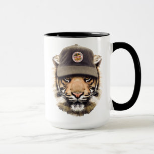 Caneca Tigre surfando