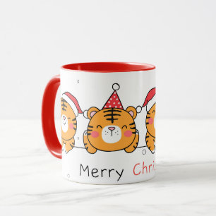 Caneca Tigres Cutes
