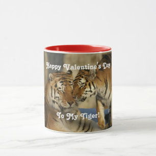 Caneca Tigres de dia de os namorados