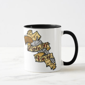 Caneca Tim Gunn diz que "o faça trabalhar "