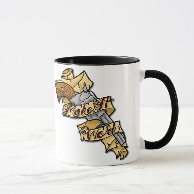 Caneca Tim Gunn diz que "o faça trabalhar " (Direita)