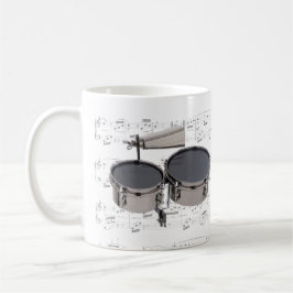 Caneca - Timbales (cilindros) com partitura