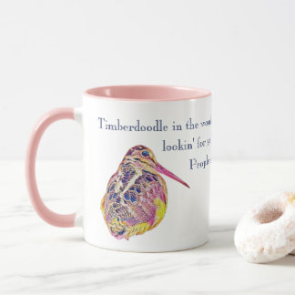 Caneca Timberdoodle (na floresta)