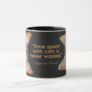 Caneca Time Spent With Cats Is Never Wasted
