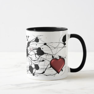 Caneca Tinta e Coração