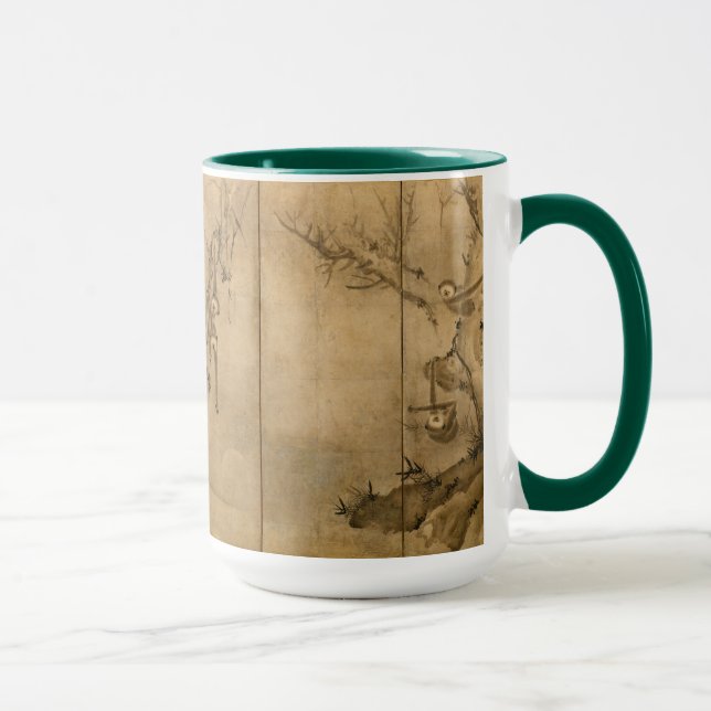 Caneca Tinta japonesa em papel Gibbons Primados e Paisage (Direita)
