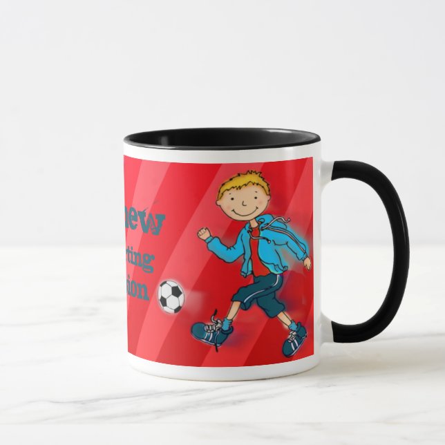 Caneca Tinto campeão de futebol masculino (Direita)
