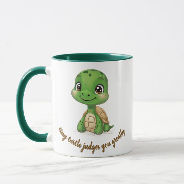 Caneca Tiny Turtle Juiz Você (Esquerda)