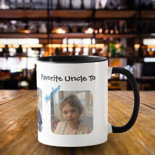 Caneca Tio Favorito Personalizar Foto Simples