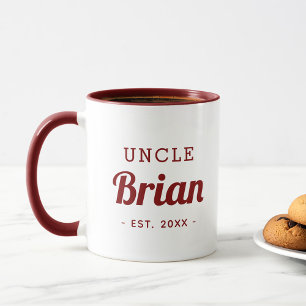 Caneca Tio Monograma Mug Personalizado