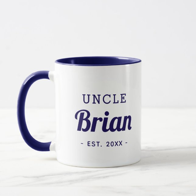 Caneca Tio Monograma Mug Personalizado (Esquerda)
