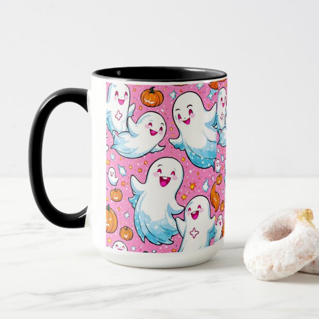Caneca tipicamente apresenta design charmoso (Com Donut)
