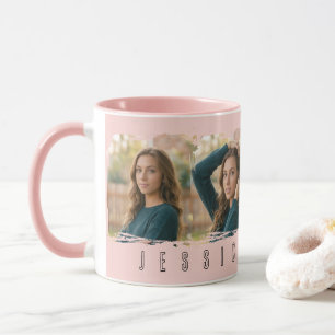 Caneca Tipografia Colada de Menina Jovem