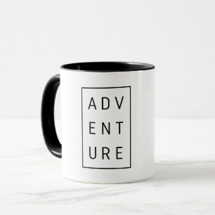 Caneca Tipografia de Aventura