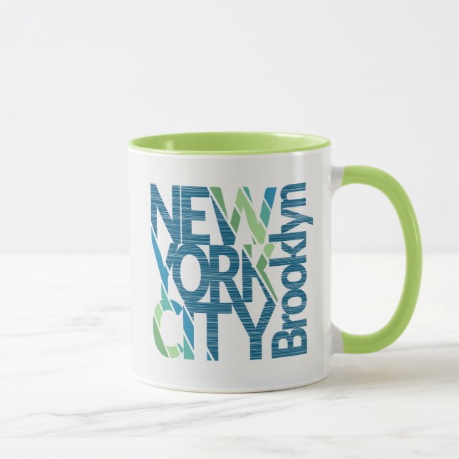 Caneca Tipografia de Brooklyn New York (Direita)