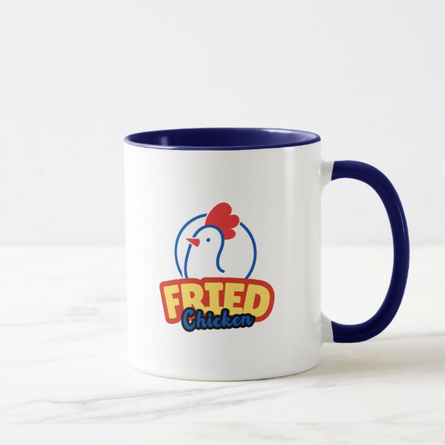 Caneca Tipografia de frango (Direita)