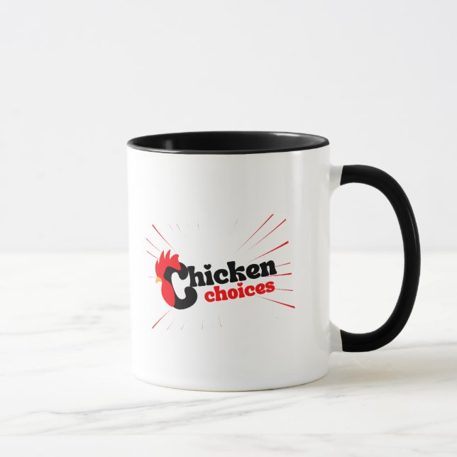 Caneca Tipografia de frango (Direita)