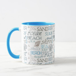 Caneca Tipografia de Praia