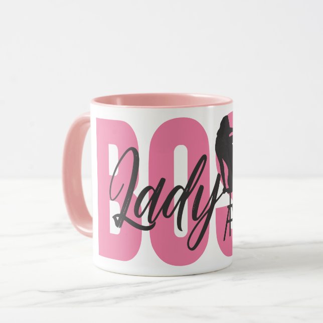Caneca Tipografia Lady Boss (Frente Esquerda)