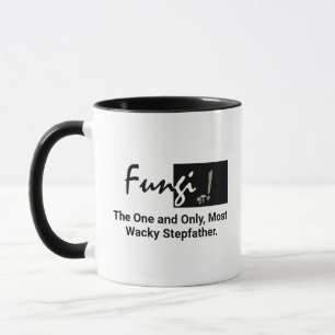 Caneca Tipografia personalizada de fungos humorísticos pa