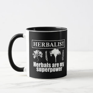 Caneca Tipos de herbais herbalistas