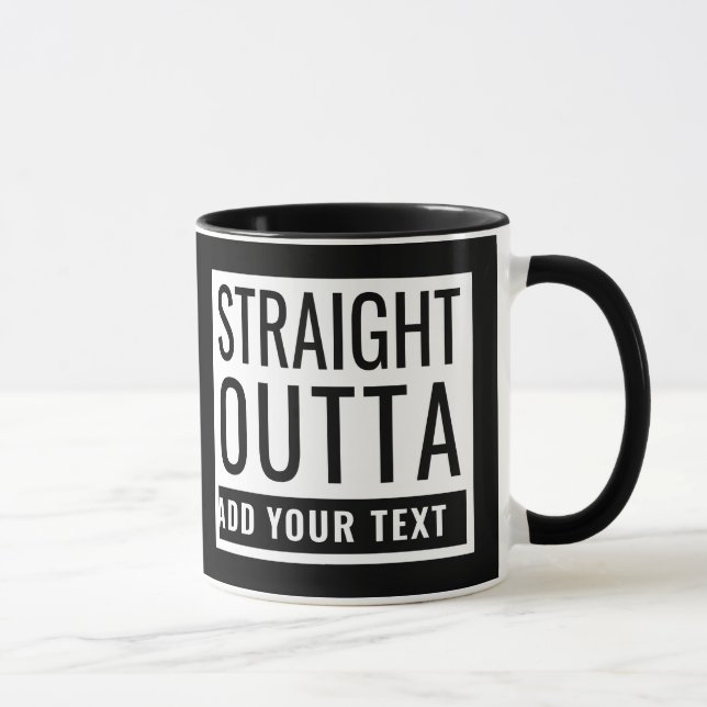 Caneca Tirado Diretamente do Seu Texto Engraçado Meme Div (Direita)
