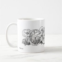 Caneca Tiragem dos vagões