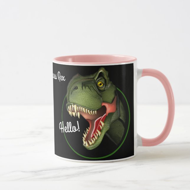 Caneca Tiranossauro Rex Dinossauro (Direita)