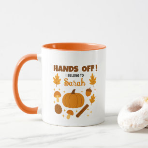 Caneca Tire As Mãos! Mug de café personalizado