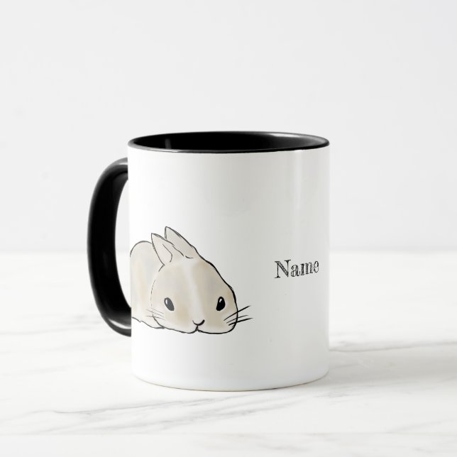 Caneca Tired Bunny  (Frente Esquerda)