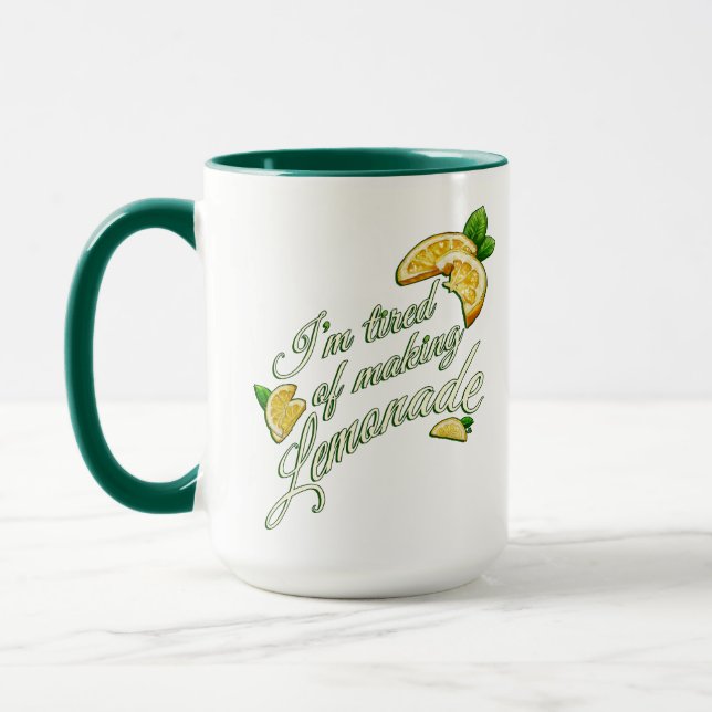 Caneca Tired of Making Lemonade MUG (Esquerda)