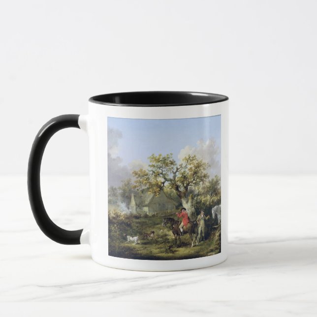 Caneca Tiro da perdiz (óleo em canvas) (Esquerda)