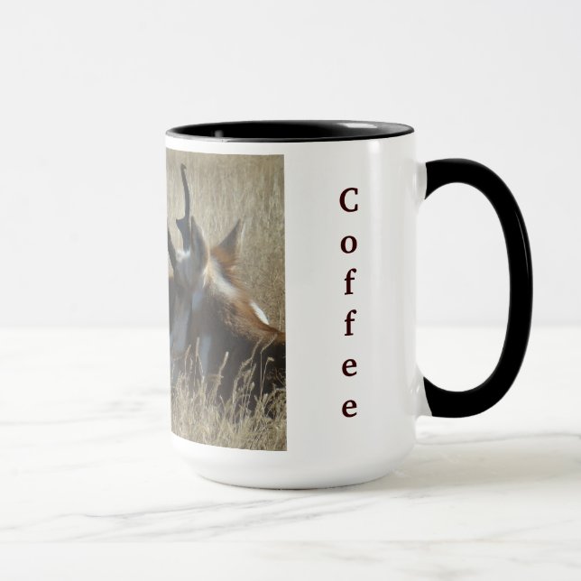 Caneca Tiro na cabeça de jovens cervos antílope A23 (Direita)