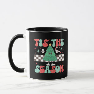 Caneca Tis Season Retro Womans Holiday