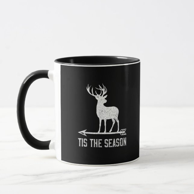 Caneca Tis The Season Funny Deer Hunting (Esquerda)