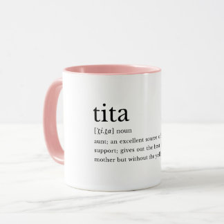 Caneca Tita Definition Filipino Aunt Gift Mug