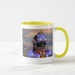 Caneca TITAN CYBORG PORTRAIT Blue Science Fiction,Scifi