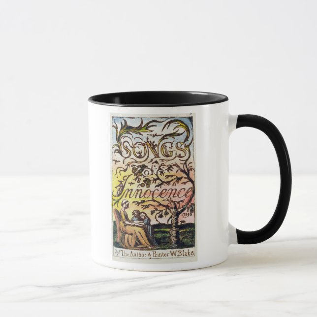 Caneca Titlepage 'das canções da inocência e de Experien (Direita)