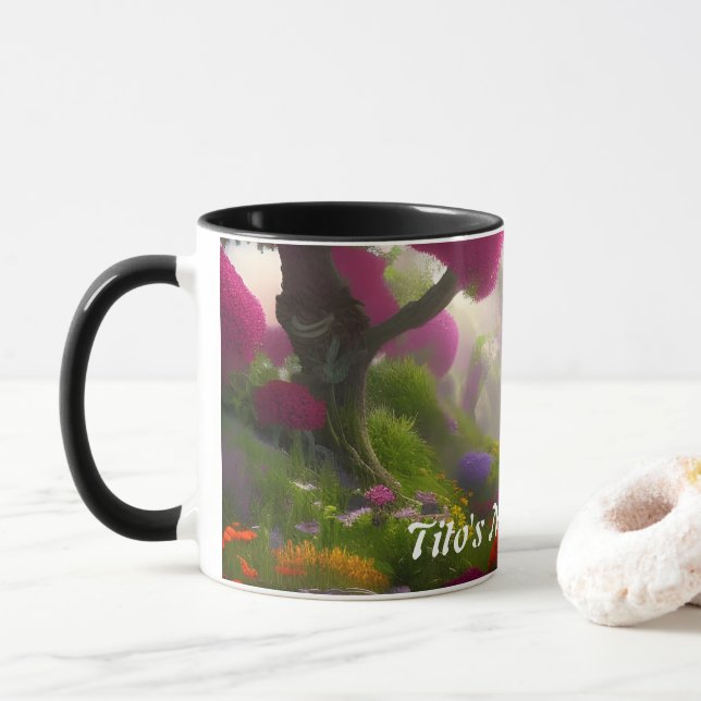 Caneca Tito's Morning Tea Personalizável (Com Donut)