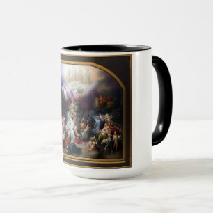 Caneca Titus destruindo Jerusalém por Wilhelm von Kaulbac
