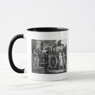 Caneca Titus Oates no terceiro dia de sua punição