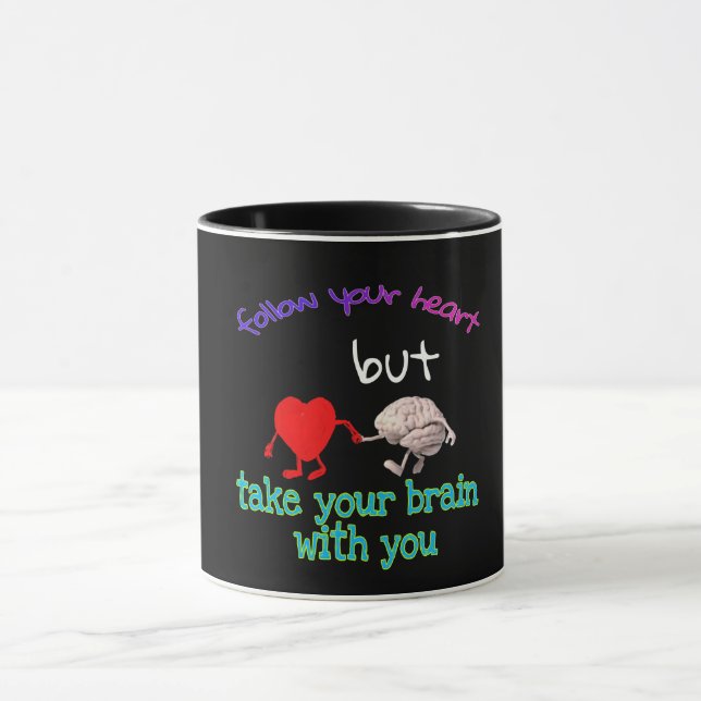 Caneca TKE, seu Cérebro Clássico, 11 oz Mug (Centro)