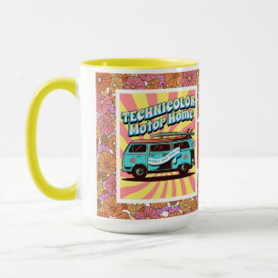 Caneca TMH Beach Van Flower Power Mug