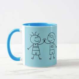 Caneca Toca aqui punho cerrado