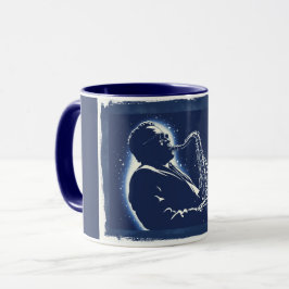 Caneca Toca Jazz Blues Sax Amantes da Arte Pop Música