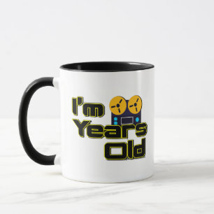 Caneca Tocador de rolo-a-rolo Retro Magnetophon