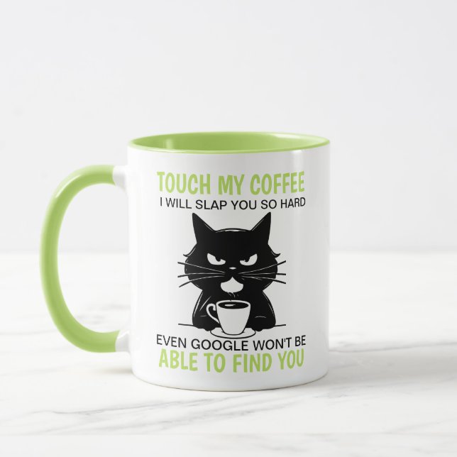 Caneca Tocar No Meu Café E Eu Virei Tão Duro (Esquerda)