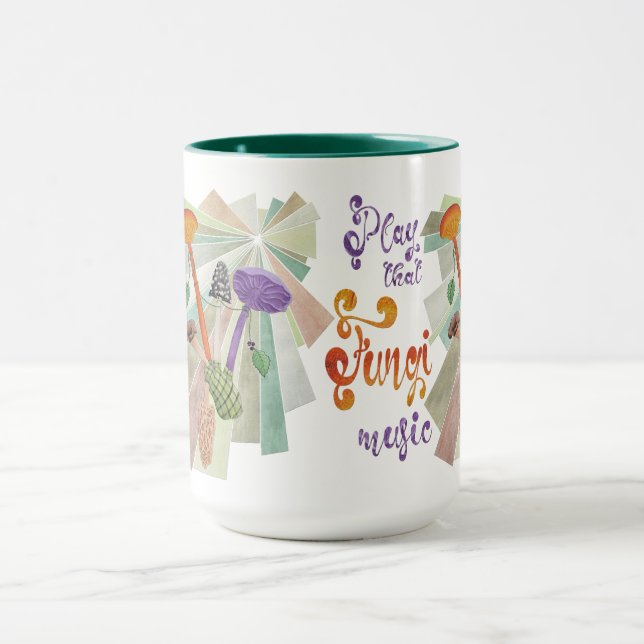 Caneca Tocar que Fungi Music (bagpipe de cogumelo III) (Centro)